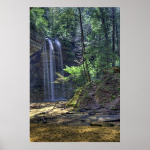 Ash Cave Falls Print Poster