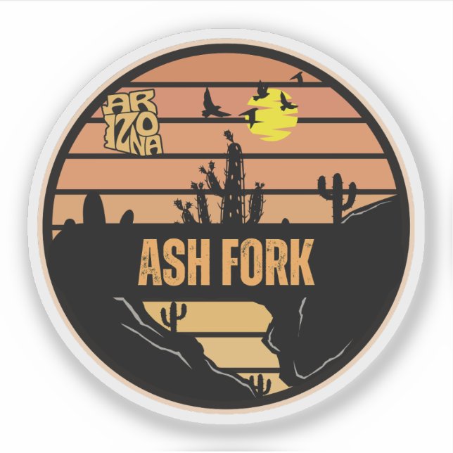 Ash Fork, Arizona Aufkleber (Vorderseite)