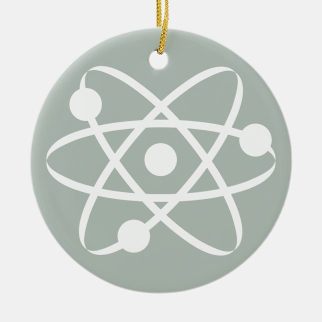 Ash Gray Atom Keramikornament (Vorne)