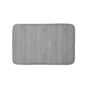 Ash Gray Bamboo Wood Grain Look Badematte