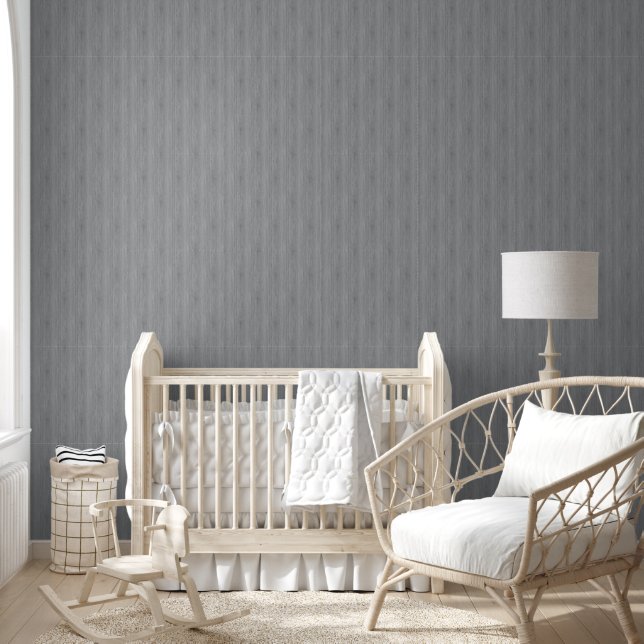 Ash Gray Bamboo Wood Grain Look Tapete (Kinder)