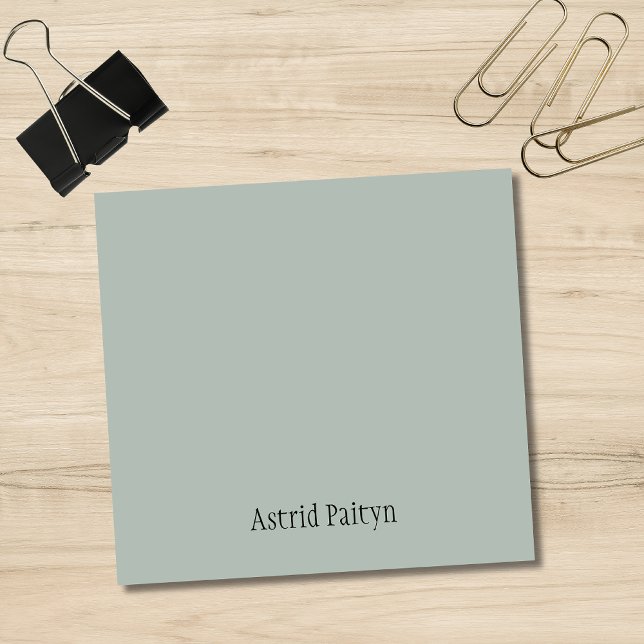 Ash Gray Berufliches Minimalistisches Schwarzes Sc Post-it Klebezettel (Von Creator hochgeladen)