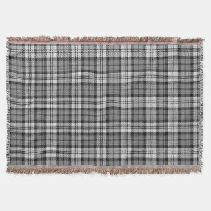 Ash Gray Blackwatch Campbell Tartan Kariert Decke