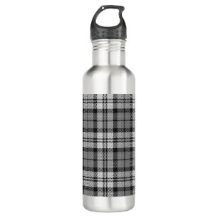 Ash Gray Blackwatch Campbell Tartan Kariert Edelstahlflasche