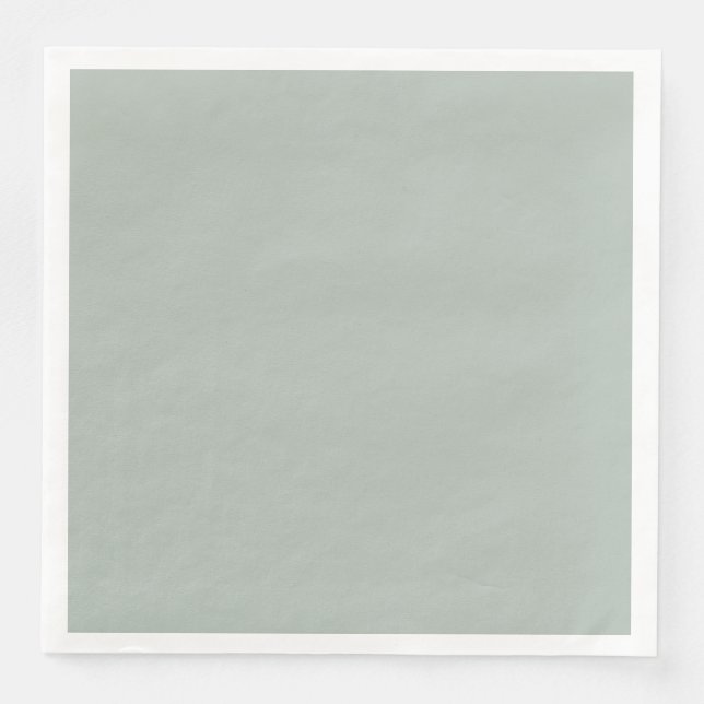 Ash Gray Dinner Paper Napkin Serviette (Vorderseite)