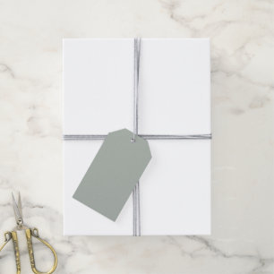 Ash Gray Gift Tags Geschenkanhänger