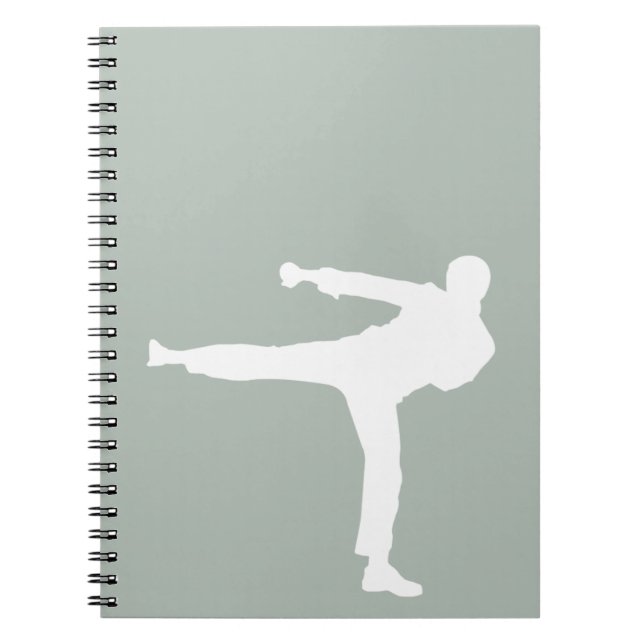 Ash Gray Martial Arts Notizblock (Vorderseite)