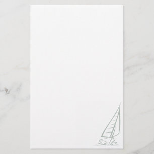 Ash Gray Sailing Briefpapier
