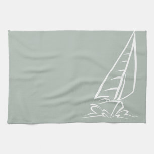 Ash Gray Sailing Handtuch