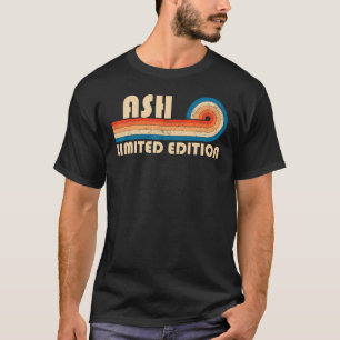 ASH Nachname Retro Vintag 80er 90s Geburtstag Wied T-Shirt