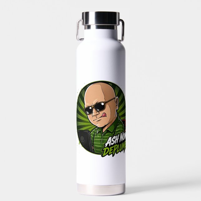 Ash Nom DePlume Isolierflasche Trinkflasche (Vorne)