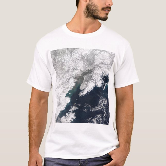 Ash plume vom Berg Redoubt, Alaska T-Shirt (Vorderseite)