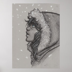 Ash und Schneeplakat Poster