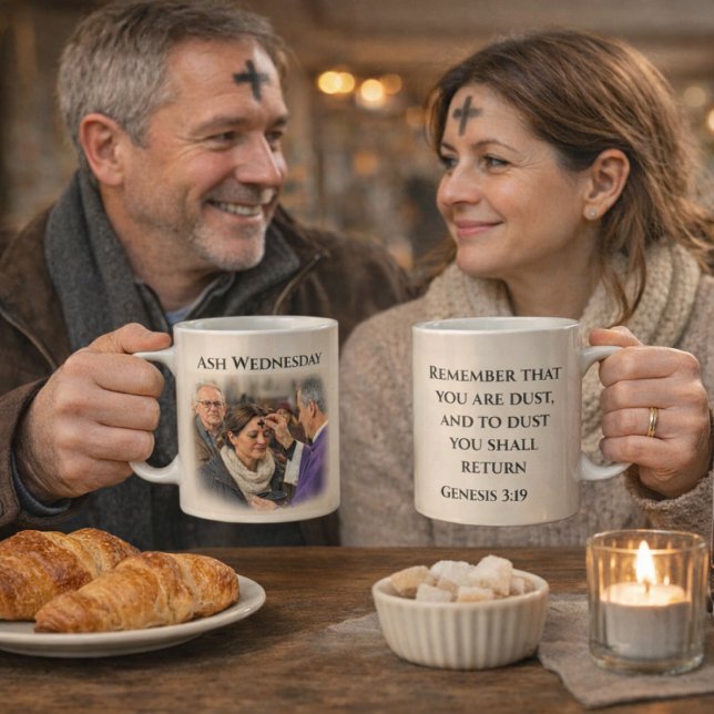 Ash Wednesday – Receiving Ash Cross Kaffeetasse (Von Creator hochgeladen)