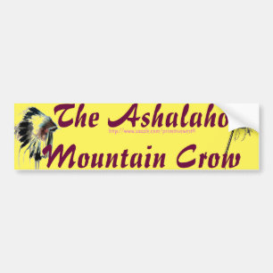 "Ashalaho-Mountain Crow" Autoaufkleber