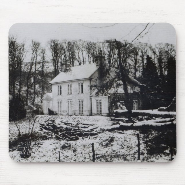 Asham Haus nahe Beddingham in Ostsussex Mousepad (Vorne)