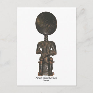 Ashanti Maternity Figure Postcard Postkarte
