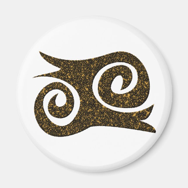 Ashanti Symbol Mut Adinkra Magnet (Vorne)