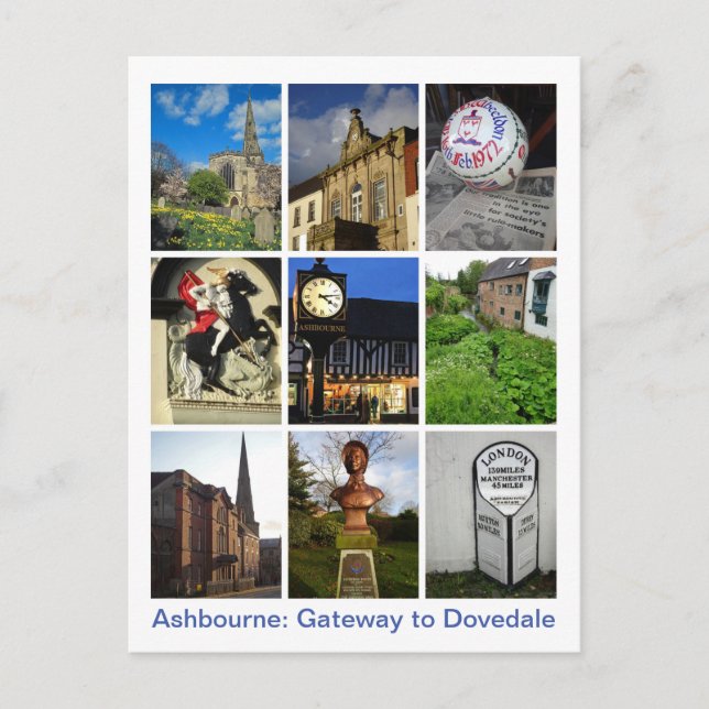 Ashbourne Postkarte (Vorderseite)