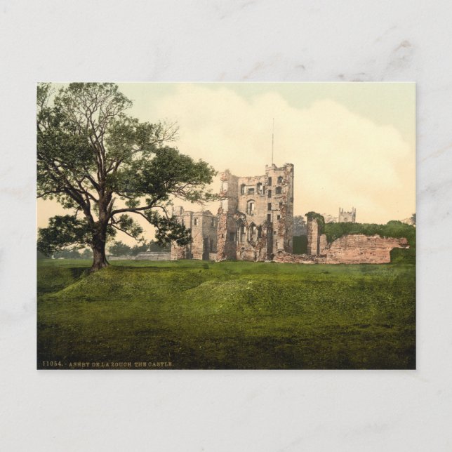 Ashby-de-la-Zouch Castle, Leicestershire, England Postkarte (Vorderseite)