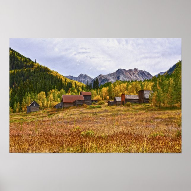 Ashcroft, Colorado Mining Ghost Town Poster (Vorne)