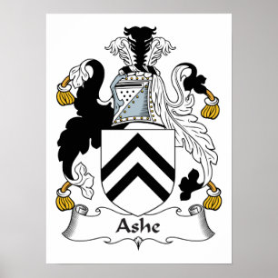 Ashe Familienwappen Poster