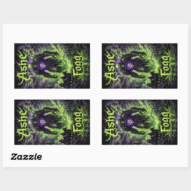 Ashe und Fogg Sticker (Blatt)