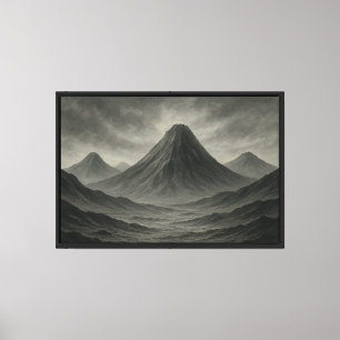 Ashen Volcano Valley Leinwanddruck