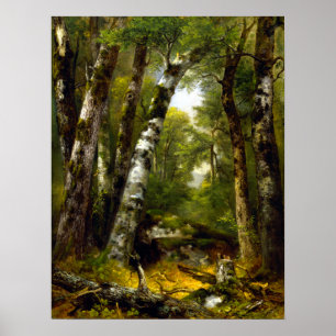 Asher B. Durand Woodland Glen Poster