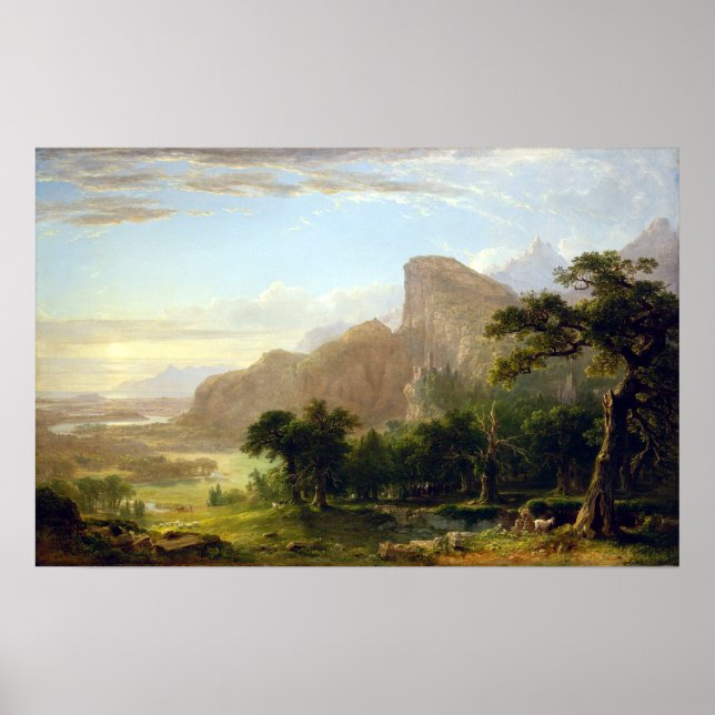 Asher Brown Durand Landscape Thanatopsis Poster (Vorne)