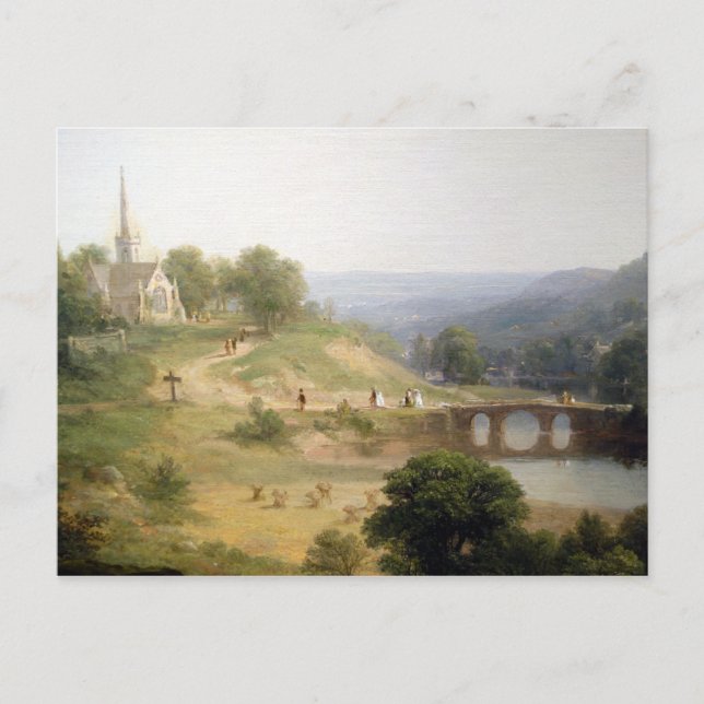 Asher Brown Durand Sunday Morning Postkarte (Vorderseite)