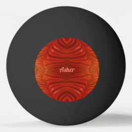 ASHER ~ Mandarine Orange Red ~ Tischtennisball