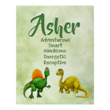 Asher Name Poster