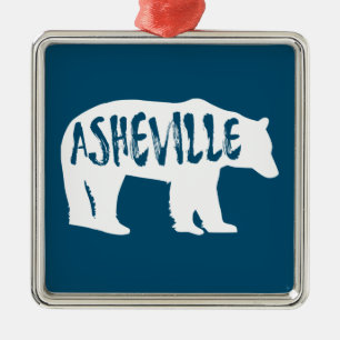 Asheville-Bär Ornament Aus Metall