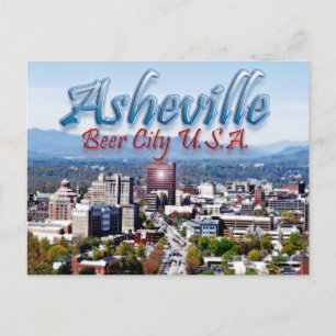 Asheville Beer City USA Postkarte