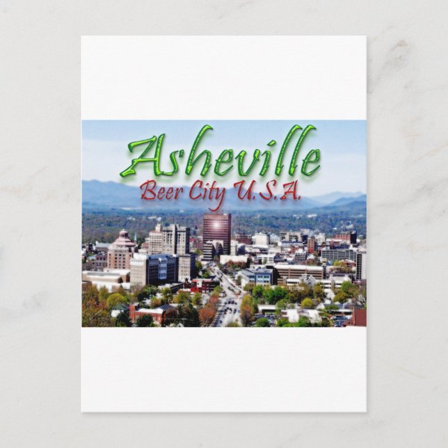 Asheville Beer City USA Postkarte (Vorderseite)