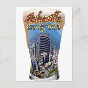 Asheville Beer City USA Postkarte