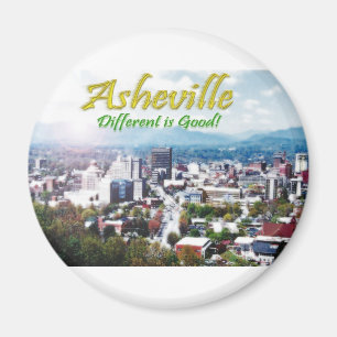 Asheville…, das unterschiedlich ist, ist gut! magnet