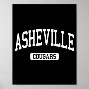 Asheville High School Hs Nc Kunstwerk Poster