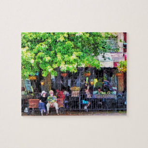 Asheville NC Outdoor Cafe Puzzle