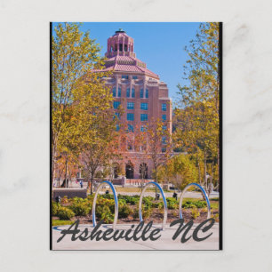 Asheville NC Postkarte