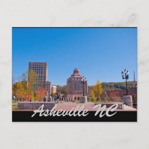Asheville NC Postkarte