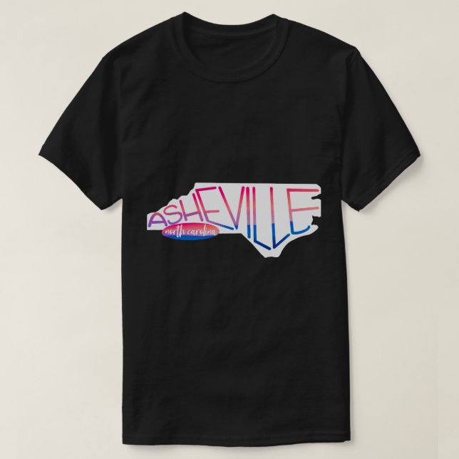 Asheville, NC T-Shirt (Design vorne)