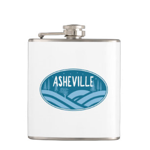 Asheville North Carolina Außenbereich Flachmann