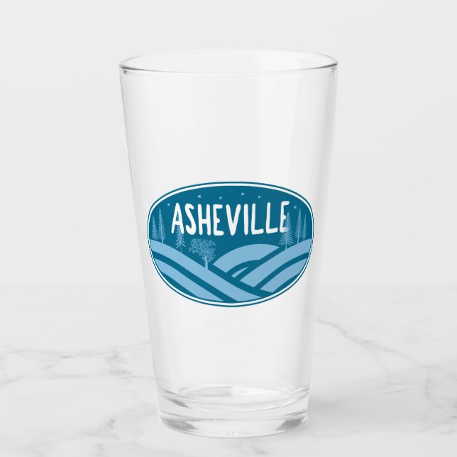 Asheville North Carolina Außenbereich Glas (Vorderseite)