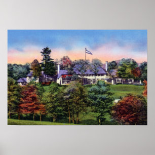Asheville North Carolina Biltmore Forest Country C Poster