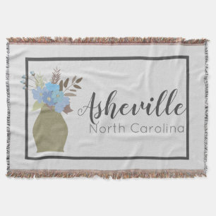Asheville, North Carolina gepaarter Schriftart Mod Decke