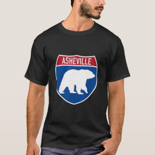 Asheville North Carolina Nc Interstate-Autobahn Ro T-Shirt