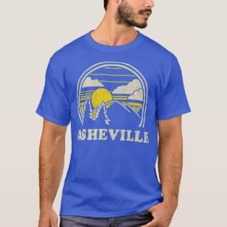 Asheville North Carolina NC Vintages Wandergebiet T-Shirt