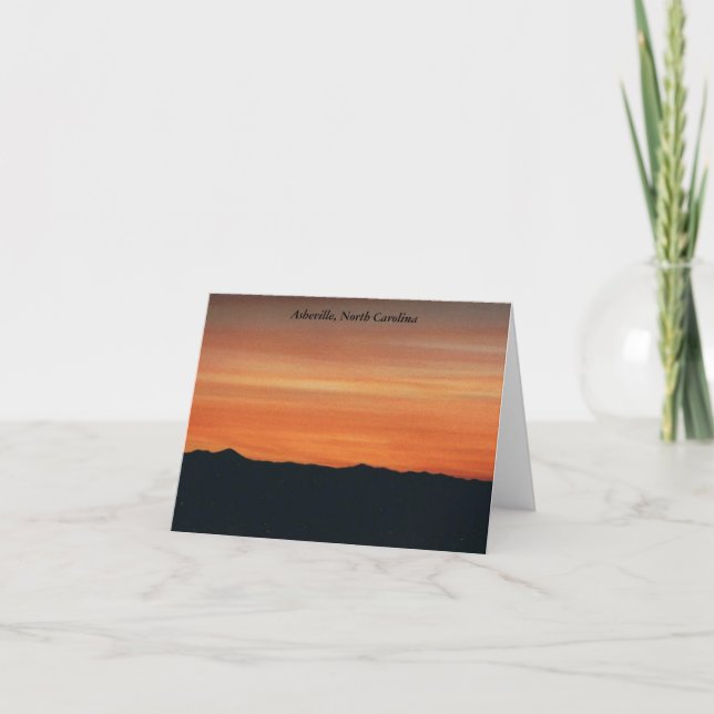 Asheville, North Carolina Note Card Karte (Vorderseite)